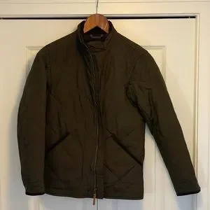 J. Crew Jackets Coats J Crew Sussex Jacket With Primaloft Olive Brown Xs Poshmark